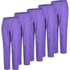 MISEMIYA Confezione da 5 Pezzi - Pantaloni Sanitari Unisex Vita Elastica UNIFORMEES Sanitari 5-8312