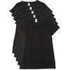 Fruit of the Loom Valueweight 5 Pack, T-Shirt Donna, Nero (Black 36), XXL
