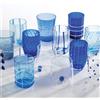 Zafferano Melting Pot Bicchiere Acqua in Vetro - Set 6 Pezzi
