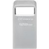 Kingston Technology DataTraveler 128GB Micro 200MB/s Metal USB 3.2 Gen 1 - DTMC3G2/128GB