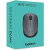 LOGITECH MOUSE LOGITECH M170 WIRELESS BLACK 910-004642 LOGM170 - LOGM170