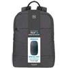 TUCANO ZAINO + MOUSE WIRELESS BUNDLE,PER LAPTOP FINO 15,6,CON TASCA FRONTALE E LATERALI - BU-TL-BKBTK-WM-BK