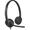 LOGITECH CUFFIA H340 LOGITECH USB BLACK - 981-000475