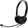 ATLANTIS CUFFIA STEREO CON MICROFONO ATLANTIS P003-USB501 USB cavo 1,8m Nero P003-USB501 ATLANTIS - P003-USB501