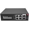 ATLANTIS SWITCH PoE A02-F6P4-65W 6 Porte 10/100Mbps di cui 4 PoE sino a 60W (65W tot) include KIT Montaggio a Muro (Wall Mount) - A02-F6P4-65W