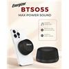 ENERGIZER SPEAKER BT + 500MAH ENERGIZER PORTABLE WIRELESS CHARGER - BTS055