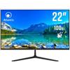 ATLANTIS MONITOR ATLANTIS LED 21,5" Wide A05-HE22VF-VHM VA 100HZ 1920x1080 5ms 250±15cd/m² 3.000:1 2x2W MM VESA VGA HDMI Black A05-HE22VF - A05-HE22VF-VHM
