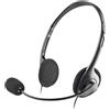 NGS CUFFIE CON MICROFONO REGOLABILE, CONNES AUDIO 3,5mm+ADATTATORE DOPPIO JACK 3,5mm,CAVO1,5M - MS103MAX