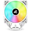 SHARKOON DISSIPATORE AD ARIA 1X 120MM ARGB PWM FAN, 5X COPPER PIPES, DIRECT TOUCH, TDP 230W, EFFETTO - A50 RGB WHITE