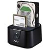 ADJ DOCKING STATION HDD2.5/3.5 MAX8TBBK DOUBLE CLONAZIONE USB 3.0 SATA ADJ - 120-00014