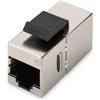 DIGITUS ADATTATORE DIGITUS KEYSTORE JACK SCHERMATO X COLLEGARE 2 CAVI RETE CAT.5E 2connett 8POLI RJ45 CON GANCI PER PANNELLI/PRESE MURO - DN93513