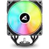 SHARKOON DISSIPATORE AD ARIA 1X 120MM ARGB PWM FAN, 5X COPPER PIPES, DIRECT TOUCH, TDP 230W, EFFETTO - A50 RGB BLACK