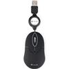 NGS MOUSE USB 3 TASTI 1000DPI CAVO RETRATTILE COLORE NERO - SIN BLACK