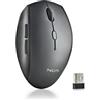 NGS MOUSE NERO ERGONOMICO SENZAFILI E BOTTONI SILENZIOSI - BEEBLACK