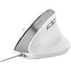 TRUST MOUSE ERGONOMICO BAYO II, BIANCO - 25397