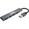 ADJ HUB USB 3.2 4PORTE TETRA GY COMPATIBILE USB1.1/2.0 NOTEBOOK ADJ - 143-00022