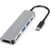CONCEPTRONIC DOCKING STATION TYPE C 6IN1 1*HDMI/2*USB 3.0/1*USB C PD/1*SD - DONN02G