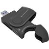 CONCEPTRONIC LETTORE SCHEDE USB 3.0 4IN1 BK 2*SD,SDHC,SDXC 2*MICRO SD/T-FLASH - BIAN04B