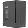 NUWO CASE MID-TOWER NO PSU QUARTZ QK200 2USB3 0,5MM SPCC BLACK USBC - CS0124JP-QK200