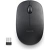 NGS MOUSE WIRELESS 2.4 GHZ,CON ROTELLA, SILENZIOSO, USB NANO, NERO - FOGPROBLACK