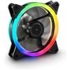 SHARKOON VENTOLA CASE SHARK BLADES RGB, 1200 RPM, CONNETTORE A 3 PIN, 12V, LUNGHEZZA CAVO 45CM - SHARK BLADES RGB FAN