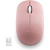 NGS MOUSE WIRELESS 2.4 GHZ,CON ROTELLA, SILENZIOSO, USB NANO, ROSA - FOGPROPINK