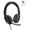 Logitech H540 USB Auricolare Cablato A Padiglione Ufficio USB tipo A Nero - 981-000480