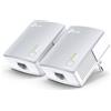 TP-Link PA411KIT 500 Mbit/s Collegamento ethernet LAN Bianco 2 pz - TL-PA411 KIT