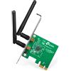 TP-LINK SCHEDA WIRELESS TP-LINK TL-WN881ND PCI EXPRESS 300M Atheros, 2T3R, 2.4GHz 802.11n/g/b, 2 ANTENNE STACCABILI 2dBi TL-WN881ND TP- - TL-WN881ND