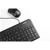 ADJ TASTIERA/MOUSE KIT USB SMAL BK 102TASTI ULTRA SLIM PLUG&PLAY ADJ - 520-00023