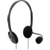 VULTECH HS-01 REV. 2.2 - CUFFIE CON MICROFONO E CON DOPPIO JACK 3,5MM E ADATTATORE VULHS-01 - VULHS-01