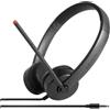 Lenovo Stereo Analog Auricolare Cablato A Padiglione Ufficio Nero - 4XD0K25030