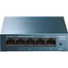 TP-Link LS105G Non gestito Gigabit Ethernet (10/100/1000) Blu - LS105G