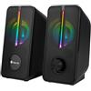 NGS ALTOPARLANTI SPEAKER SET 12W, ILLUMINAZIONE RGB - GSX-150