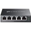 TP-Link Omada ES205G Gestito Gigabit Ethernet (10/100/1000) Supporto Power over Ethernet (PoE) Nero - ES205G