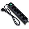 TECNOWARE POWER CLEANER 5 (FMP5GIG) - MULTIPRESA A 5 USCITE SCHUKO/ITALIANE TECFMP5GIG - TECFMP5GIG