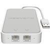 KEENETIC LINEAR (KN-3110), ADATTATORE VOIP 2 PORTE FXS RJ11, COMPATIBILE CON TUTTI GLI OPERATORI - KN-3110-01EN