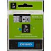 DYMO 45803 Banda D1 standard Nastro Nero su bianco - S0720830