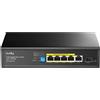 CUDY GS1005PTS1 - SWITCH 5 PT GIGABIT POE+ - 1 SFP PT 120W CUDGS1005PTS1 - CUDGS1005PTS1