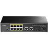CUDY GS1010PS2 - SWITCH 8 PT GIGABIT POE+ - 2 GIGABIT UPLINK PT - 2 GIGABIT SFP SLOT 120W CUDGS1010PS2 - CUDGS1010PS2