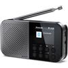 SHARP DR-P520(GY) - RADIO DIGITALE PORTATILE - DAB/DAB+ - LCD MONOCROMATICO - BLUETOOTH 5.0 - GRAY SHADRP520GY - SHADRP520GY