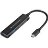 CONCEPTRONIC HUBBIES12B - HUB USB-C 2-PT USB-A 3.0 + 2-PT USB-C CONHUBBIES12B - CONHUBBIES12B