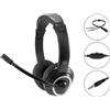 CONCEPTRONIC POLONA02BA - CUFFIE OVEREAR - MICROFONO - CONTROLLO VOLUME - JACK 3.5 + SPLIT CABLE CONPOLONA02BA - CONPOLONA02BA
