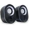EQUIP 245333 - SPEAKER 2.0 - 6W - USB-A POWER - BLACK / WHITE EQU245333 - EQU245333