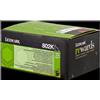 Lexmark 802K nero toner (80C20K0) - 802K