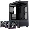 EINAREX CASE MATX GAMING S501D RGB BLACK MATX RGB BK GAMING 3 X RGB FANS - EXCS-SM-51DR-B