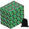 48Pcs Dadi Magici per Contatori, Set Dadi Acrilici D6 per Vita, Verde e Nero