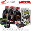 MOTUL - HIFLO - TROFEO TAGLIANDO HONDA TRANSALP 650 2002 OLIO MOTUL 7100 FILTRO PASTIGLIE