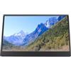 Dilwe Display di Monitoraggio Portatile Touch Screen IPS da 13 Pollici per Viaggiatori e Giocatori Estensore per Laptop con Interfaccia Multimediale HD