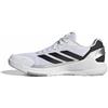 adidas Uomo Crazyquick Lightstrike Padel Shoes, Ftwr White/Core Black/Silver Met., 40 EU